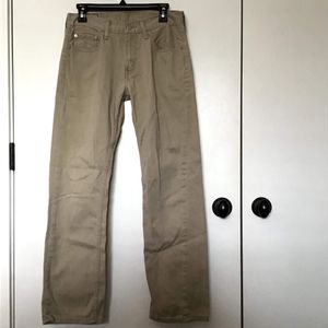 Levi Strauss men's 559 khaki pants 30x32